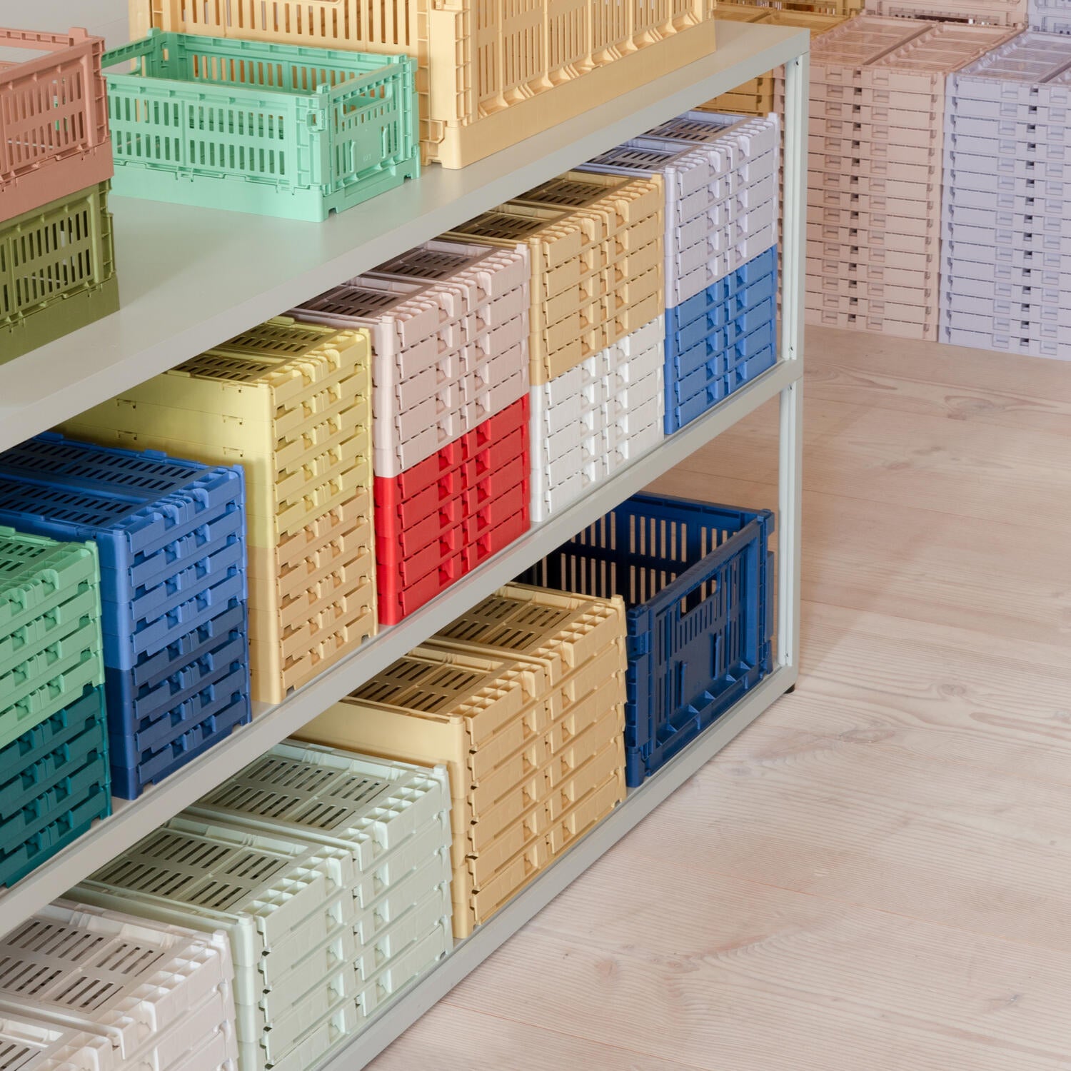 Colour Crate L kasse - Mint